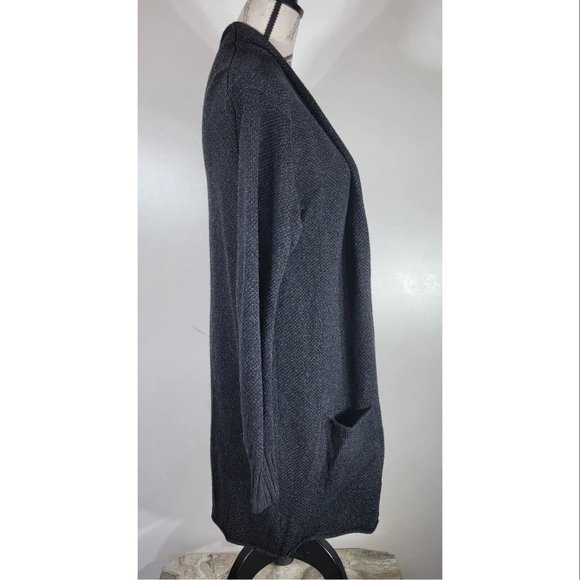 Helmut Lang Open Front Women's Long Gray Sweater, Size Small, NWOT - Picture 3 of 5